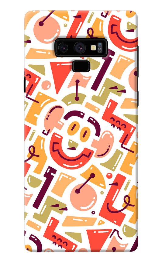 Doodle Pattern Samsung Note 9 Back Cover