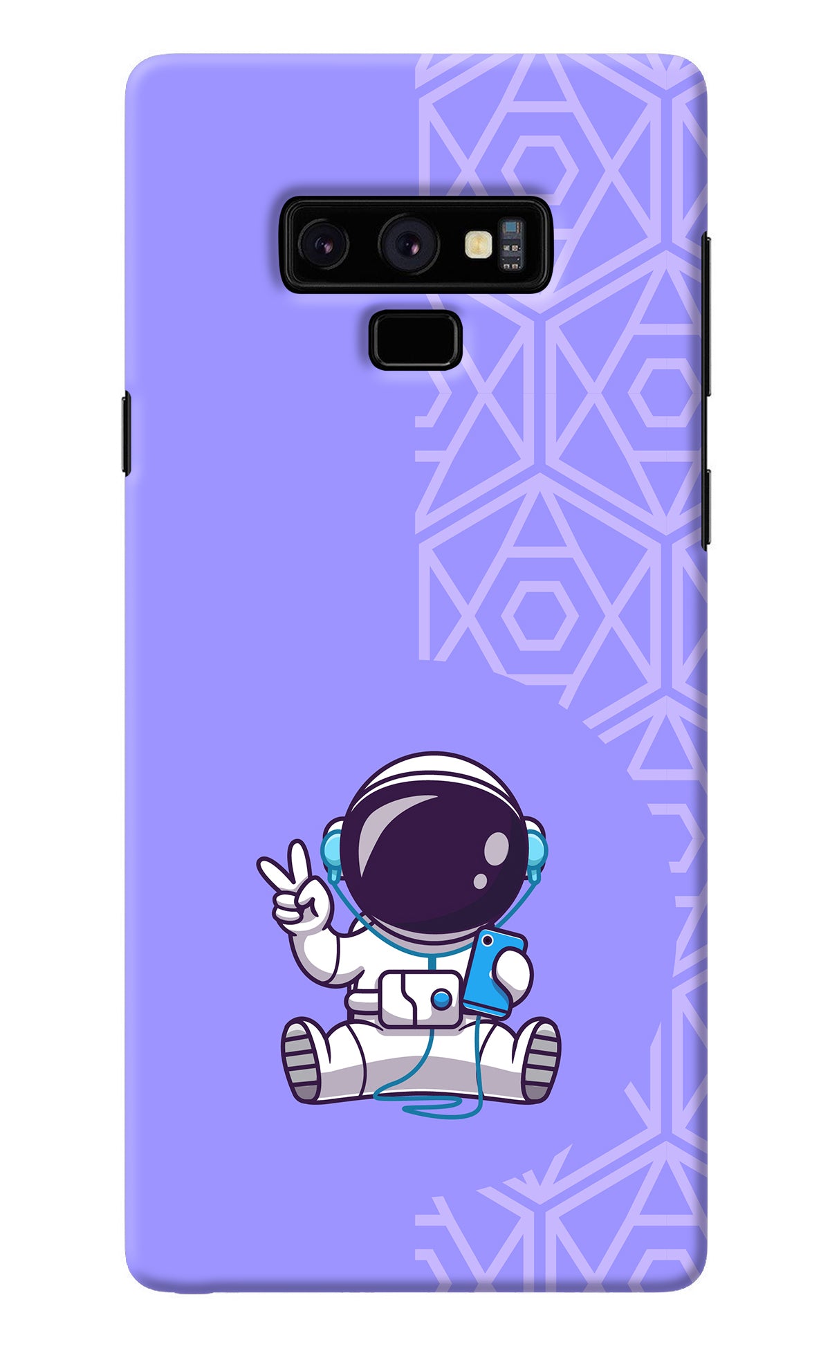 Cute Astronaut Chilling Samsung Note 9 Back Cover