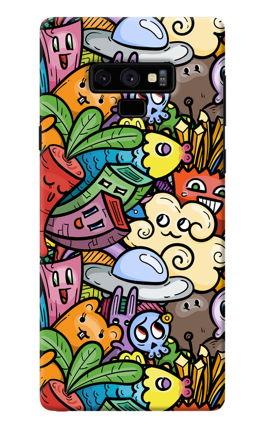 Veggie Doodle Samsung Note 9 Back Cover