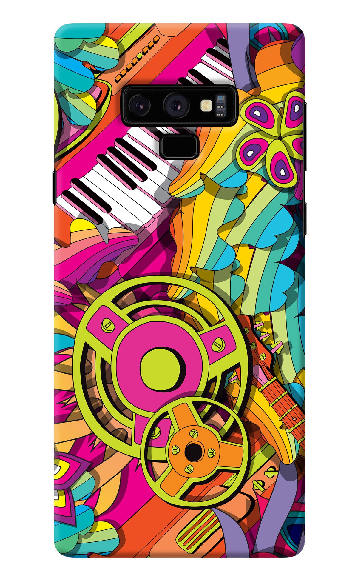 Music Doodle Samsung Note 9 Back Cover