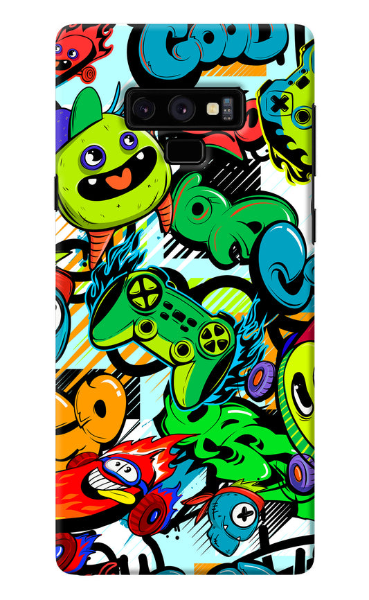 Game Doodle Samsung Note 9 Back Cover