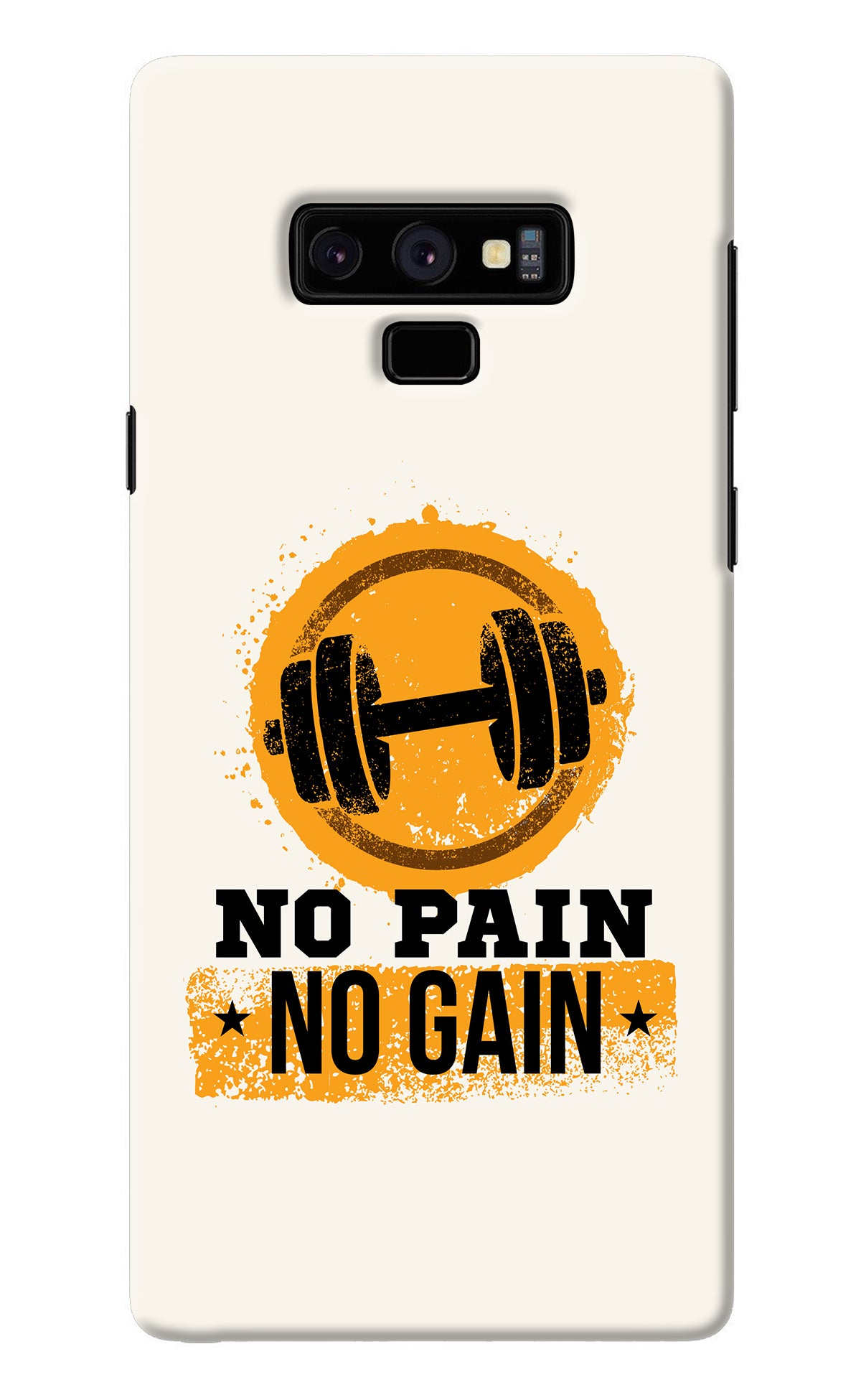 No Pain No Gain Samsung Note 9 Back Cover