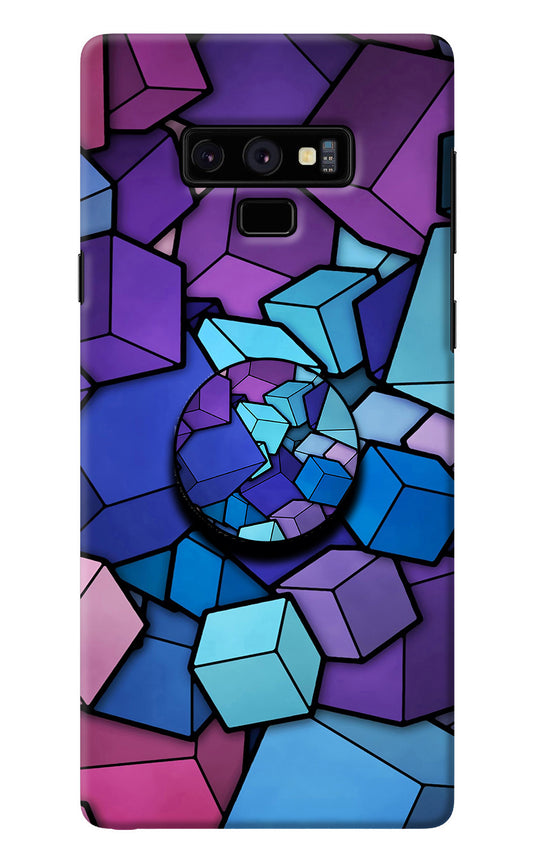 Cubic Abstract Samsung Note 9 Pop Case