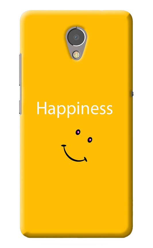 Happiness With Smiley Lenovo P2 Back Cover