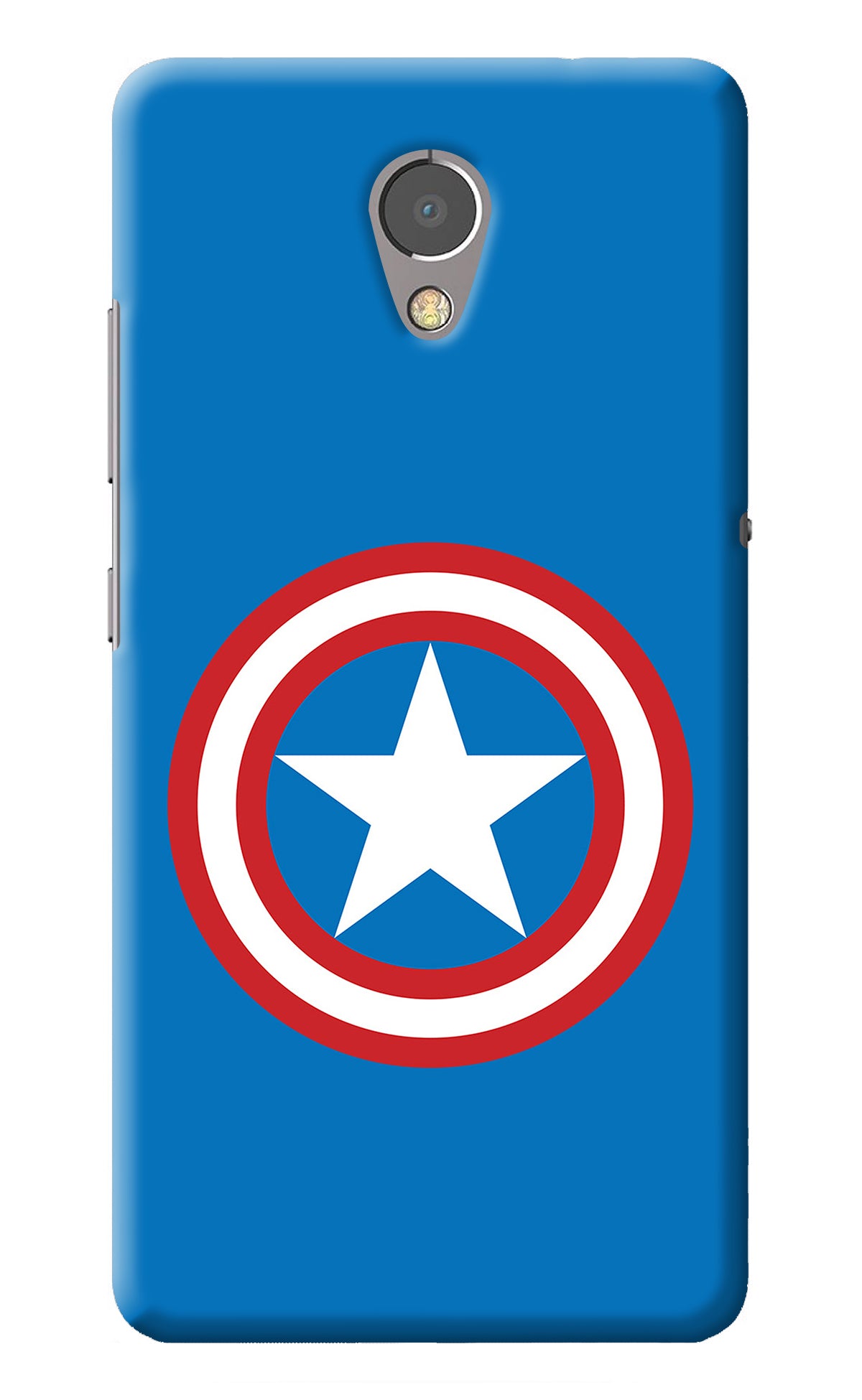 Captain America Logo Lenovo P2 Back Cover