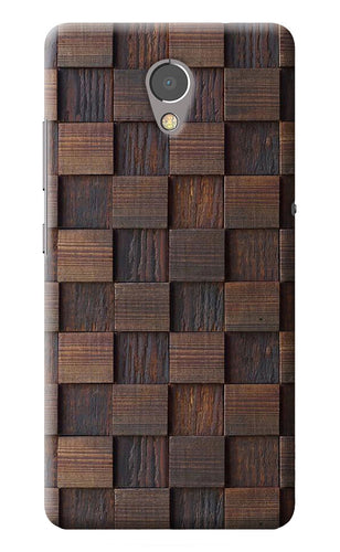 Wooden Cube Design Lenovo P2 Back Cover