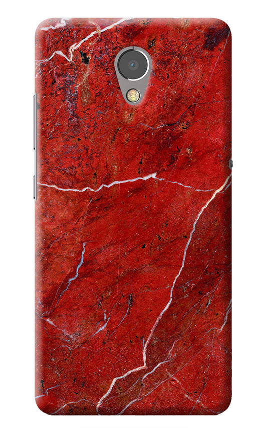 Red Marble Design Lenovo P2 Back Cover