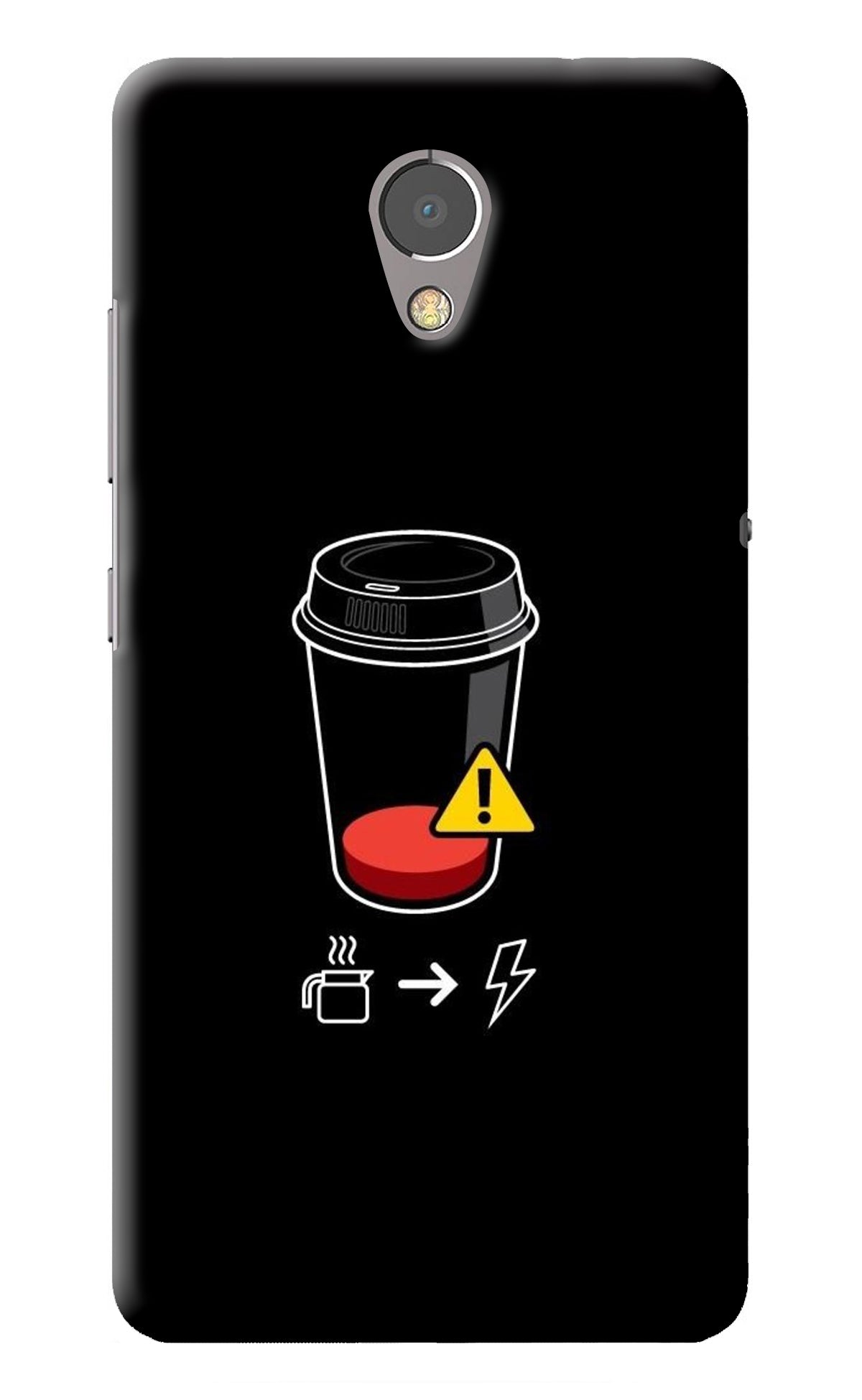 Coffee Lenovo P2 Back Cover