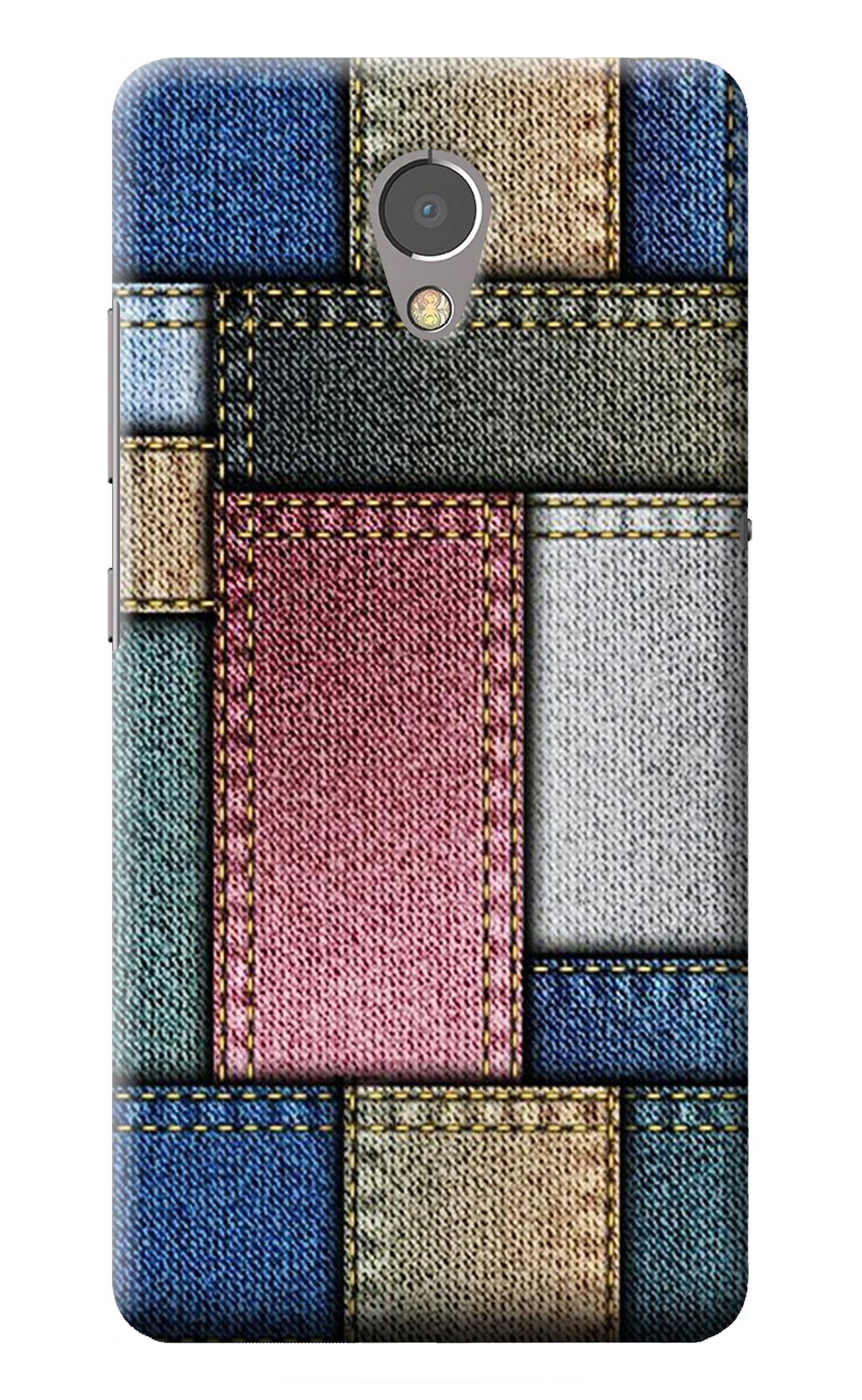 Multicolor Jeans Lenovo P2 Back Cover