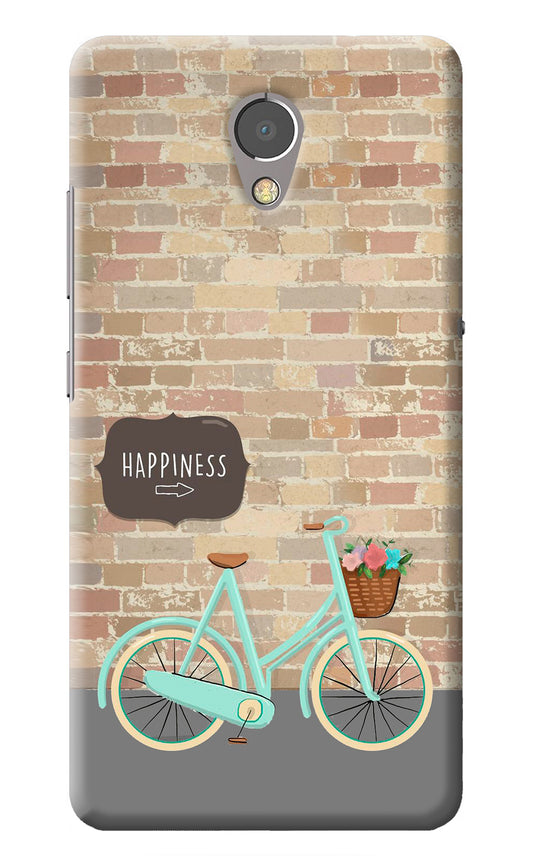 Happiness Artwork Lenovo P2 Back Cover