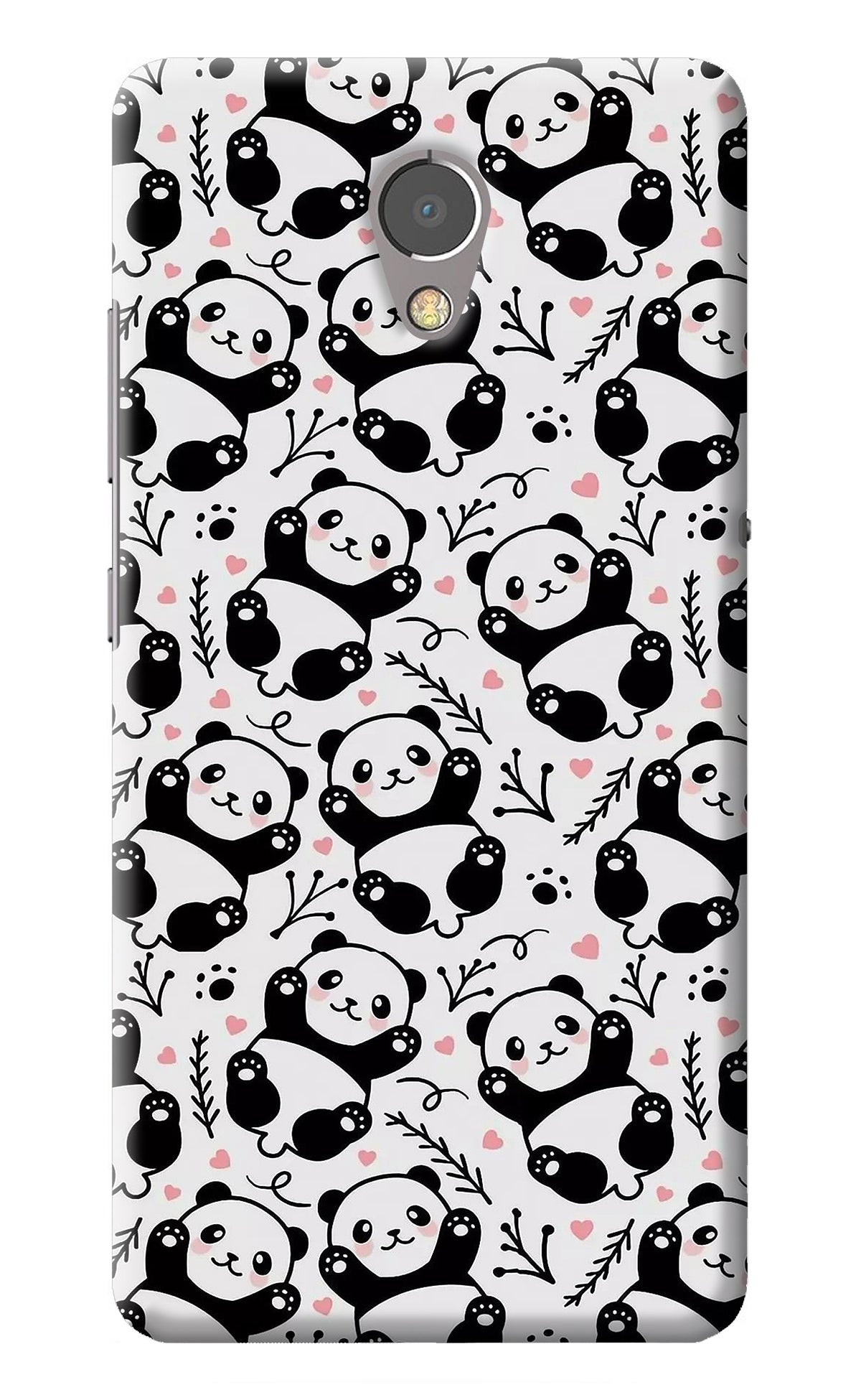 Cute Panda Lenovo P2 Back Cover
