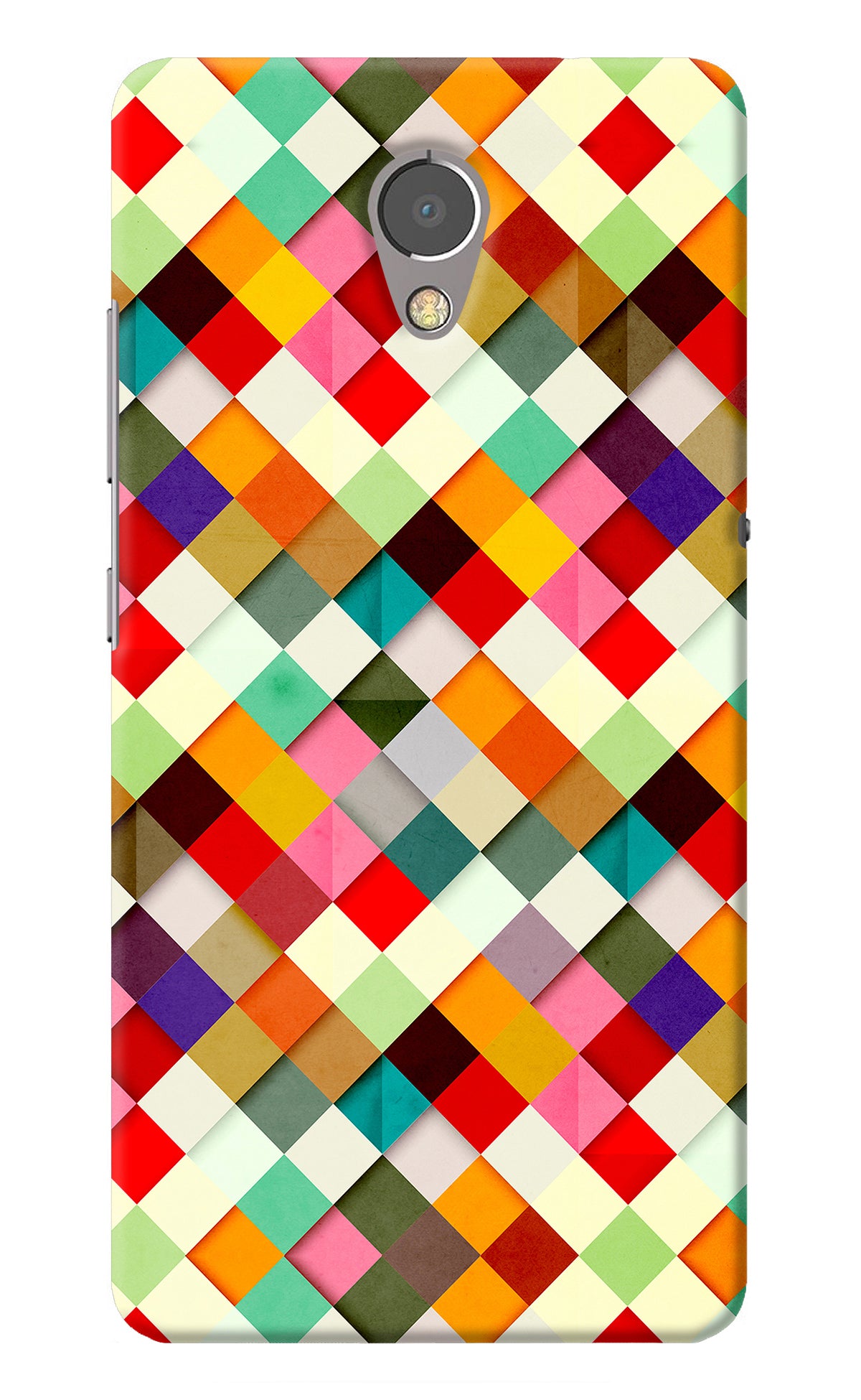 Geometric Abstract Colorful Lenovo P2 Back Cover