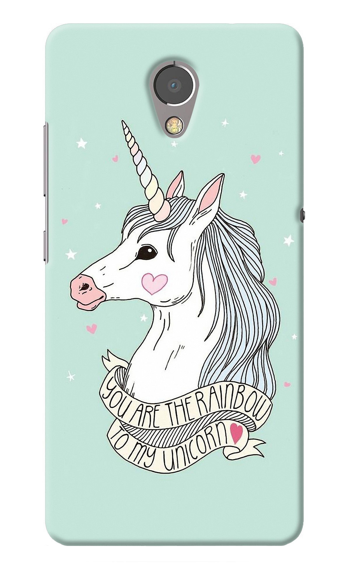 Unicorn Wallpaper Lenovo P2 Back Cover