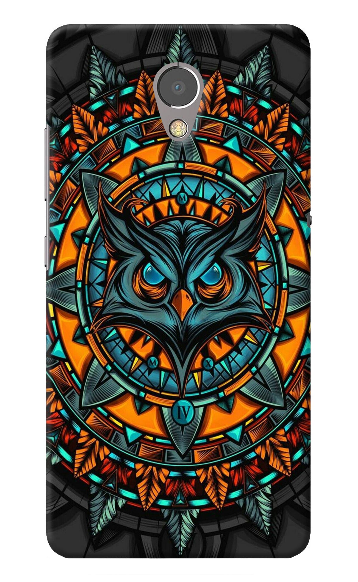 Angry Owl Art Lenovo P2 Back Cover