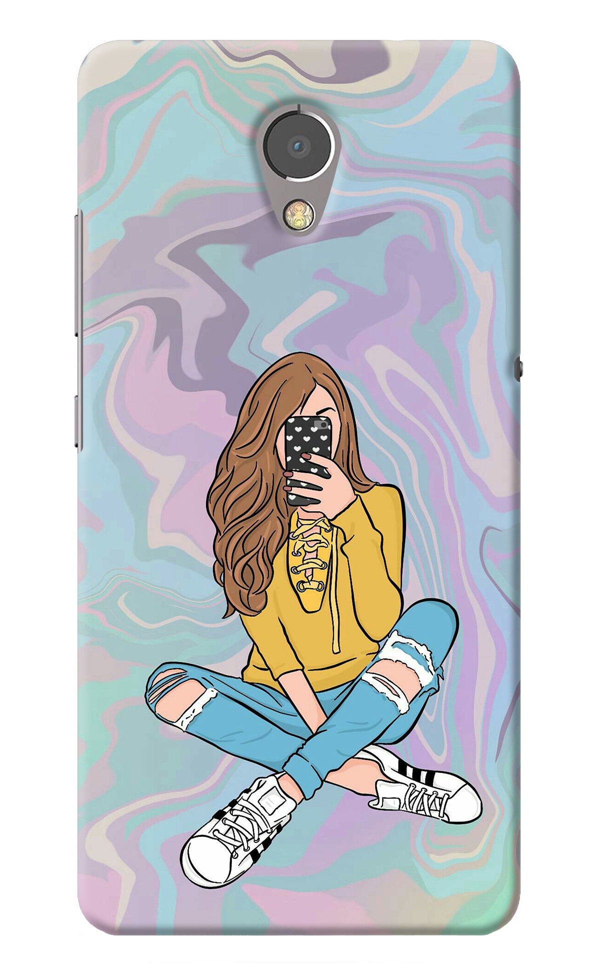 Selfie Girl Lenovo P2 Back Cover