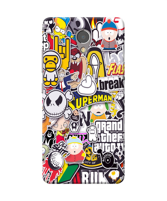 Sticker Bomb Lenovo P2 Back Cover