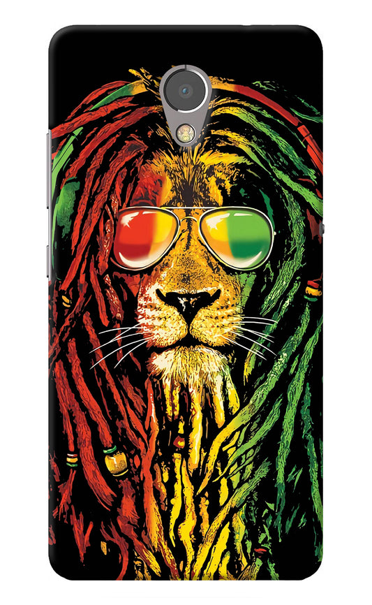 Rasta Lion Lenovo P2 Back Cover