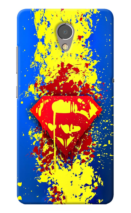 Superman logo Lenovo P2 Back Cover