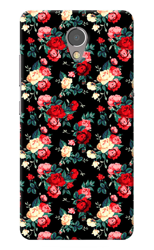 Rose Pattern Lenovo P2 Back Cover