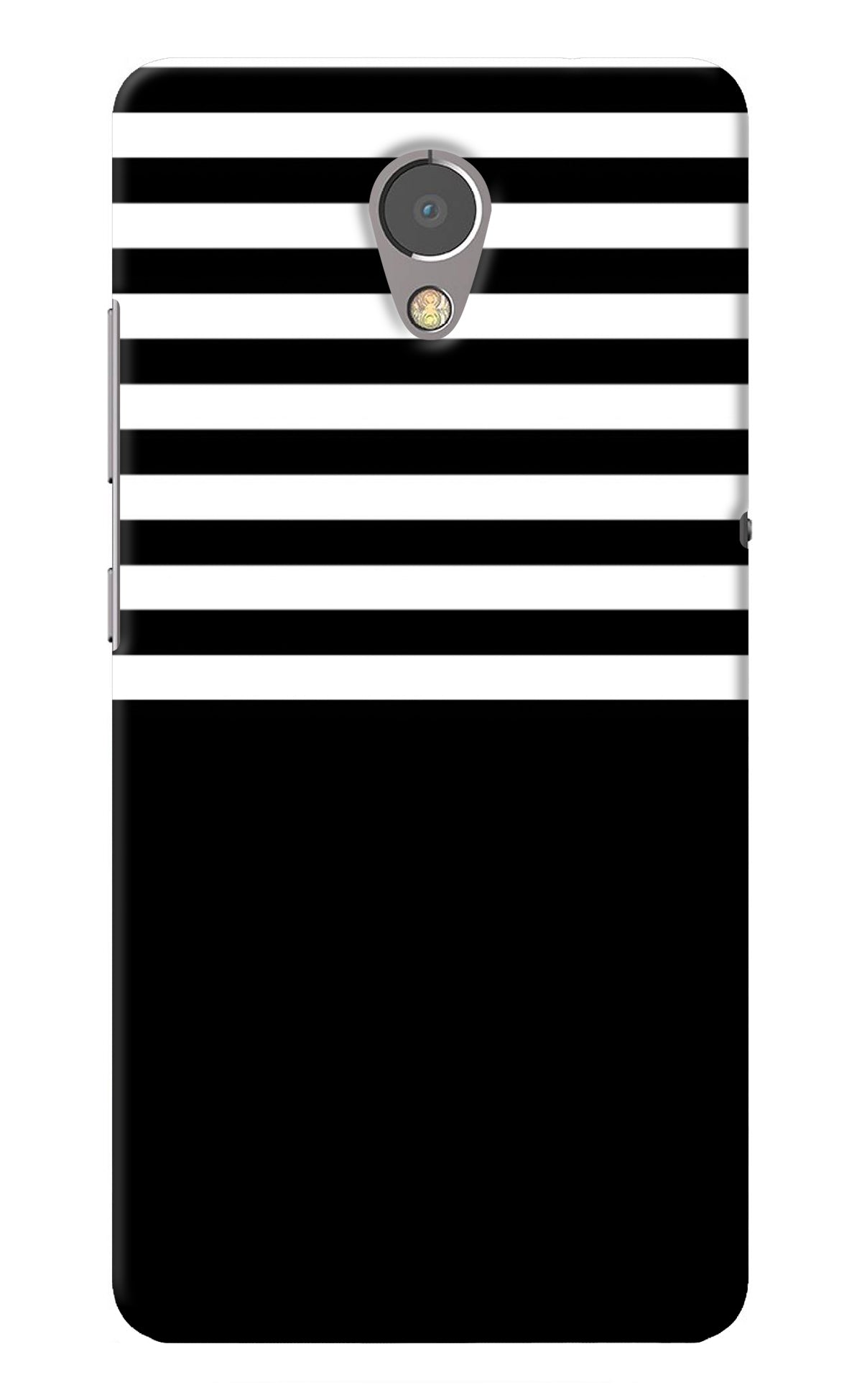 Black and White Print Lenovo P2 Back Cover