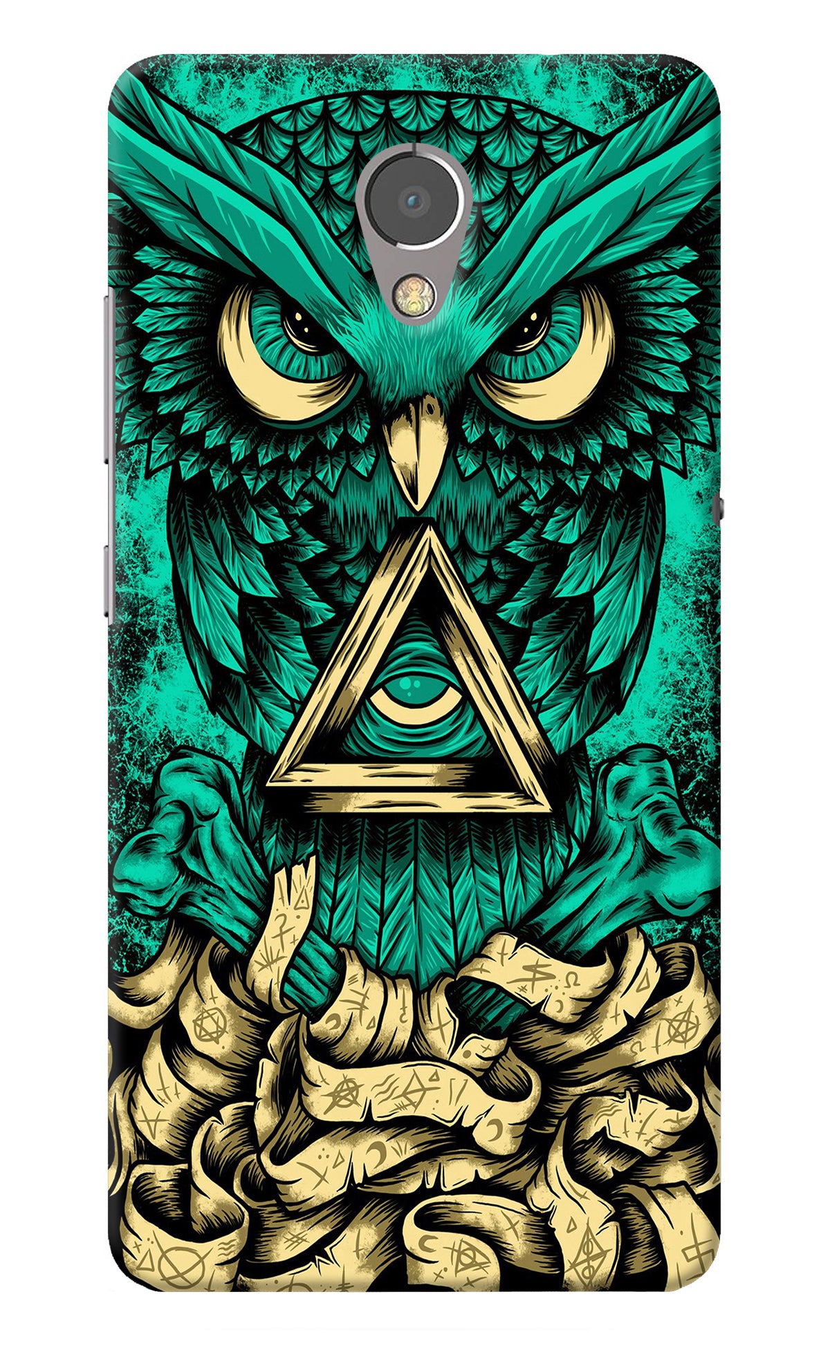 Green Owl Lenovo P2 Back Cover