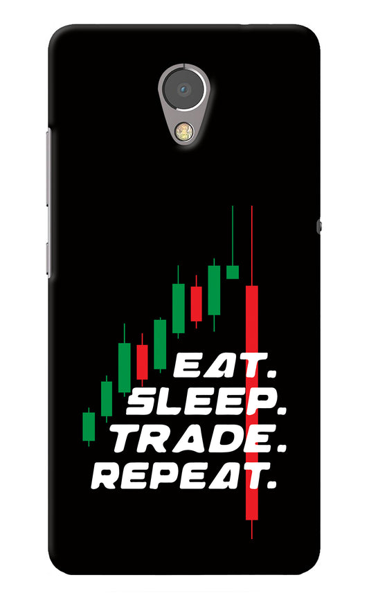 Eat Sleep Trade Repeat Lenovo P2 Back Cover