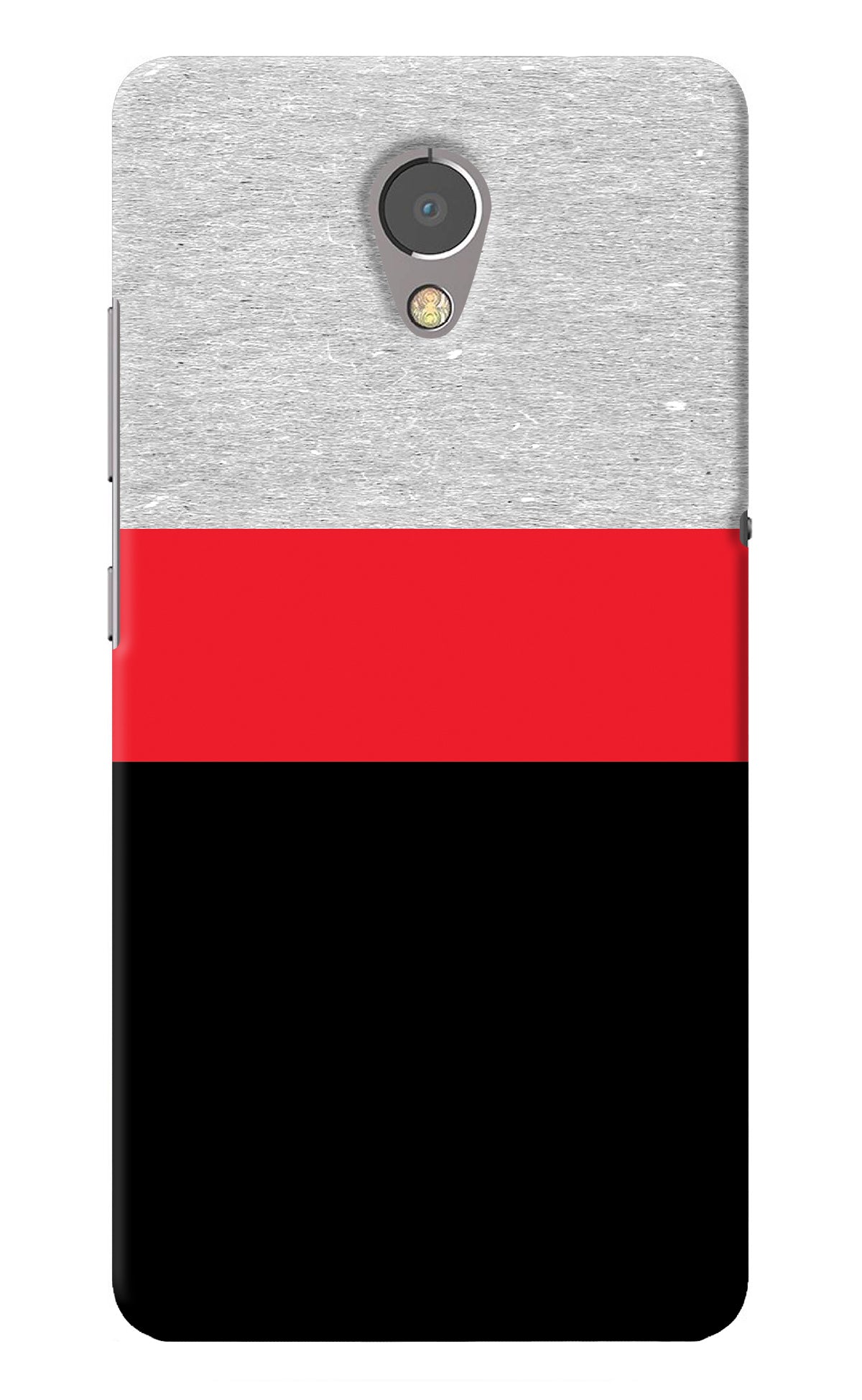 Tri Color Pattern Lenovo P2 Back Cover