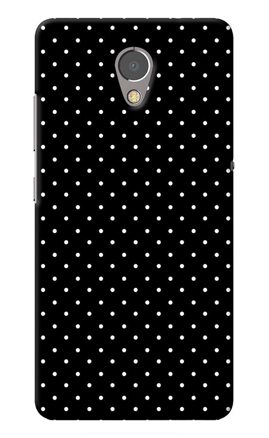 White Dots Lenovo P2 Back Cover