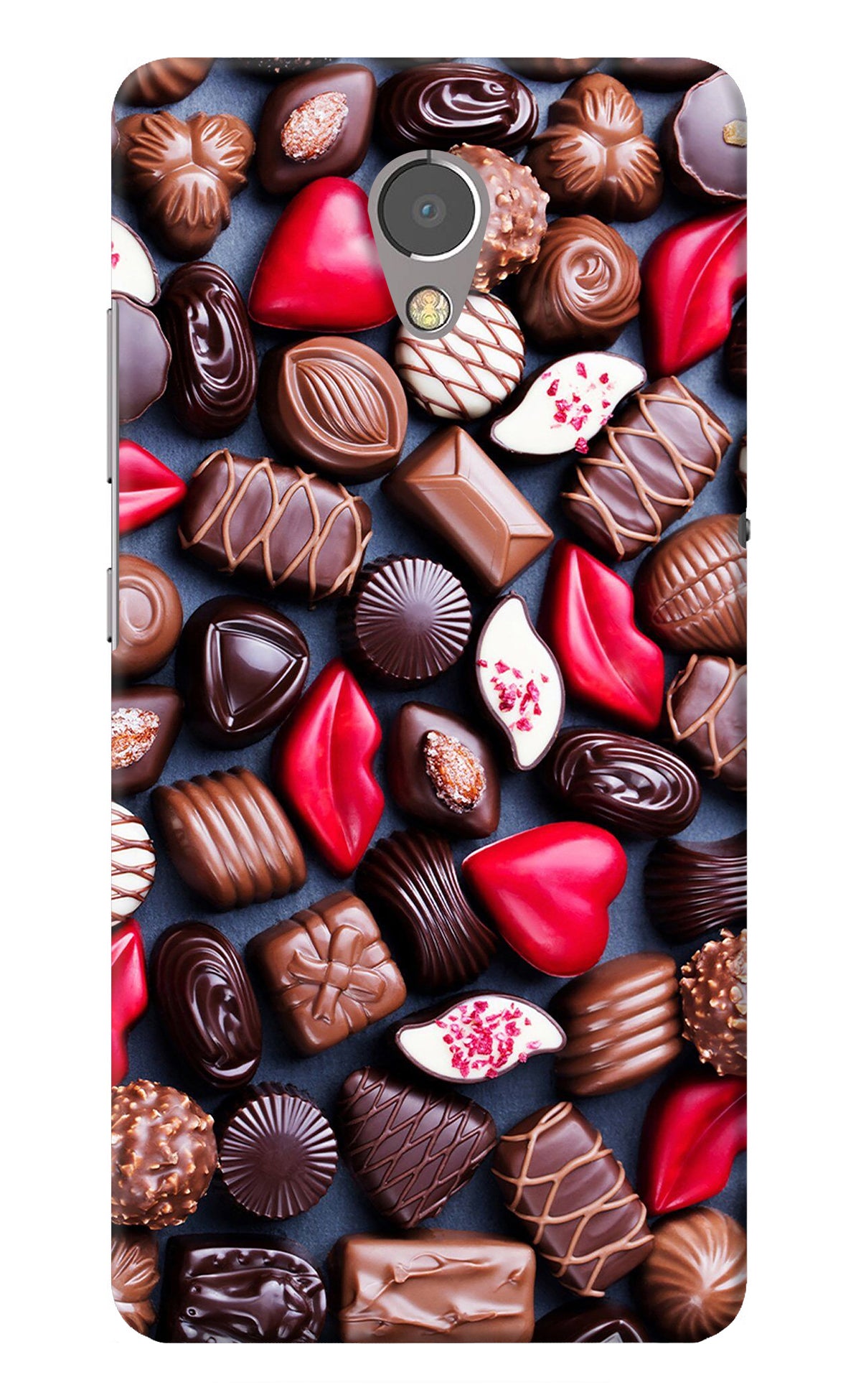 Chocolates Lenovo P2 Back Cover