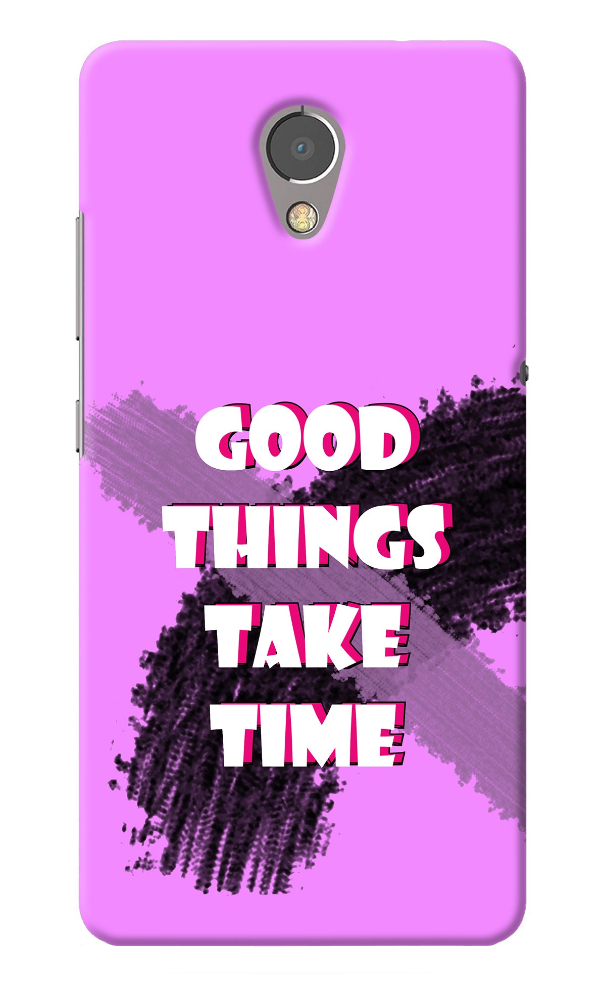 Good Things Take Time Lenovo P2 Back Cover