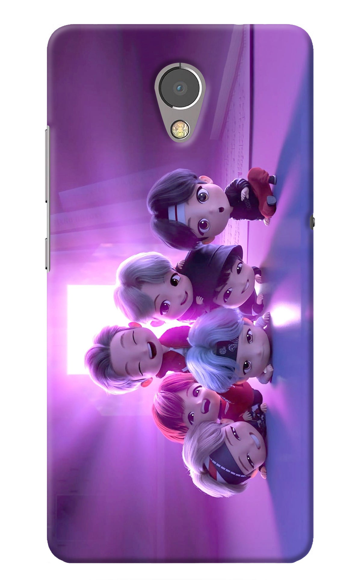 BTS Chibi Lenovo P2 Back Cover