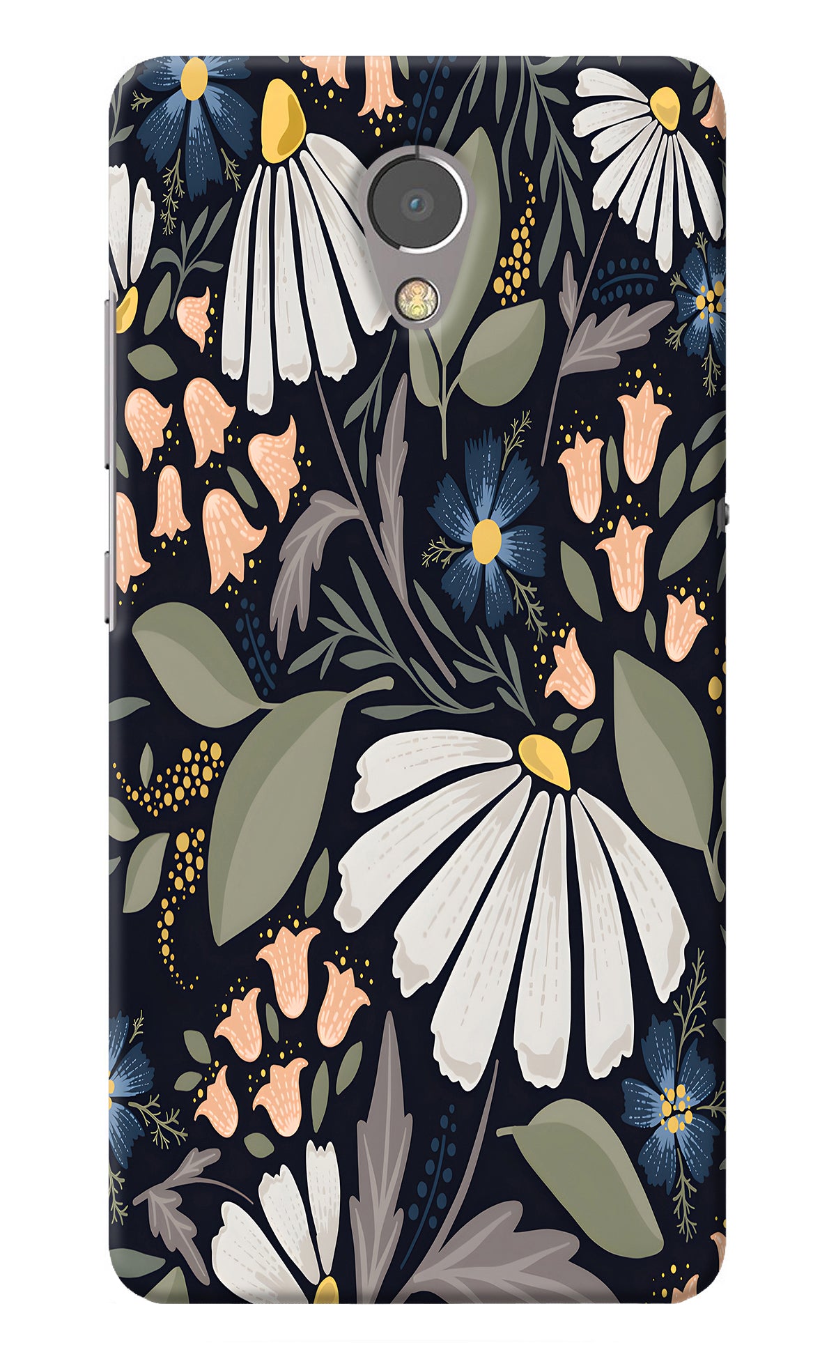 Flowers Art Lenovo P2 Back Cover