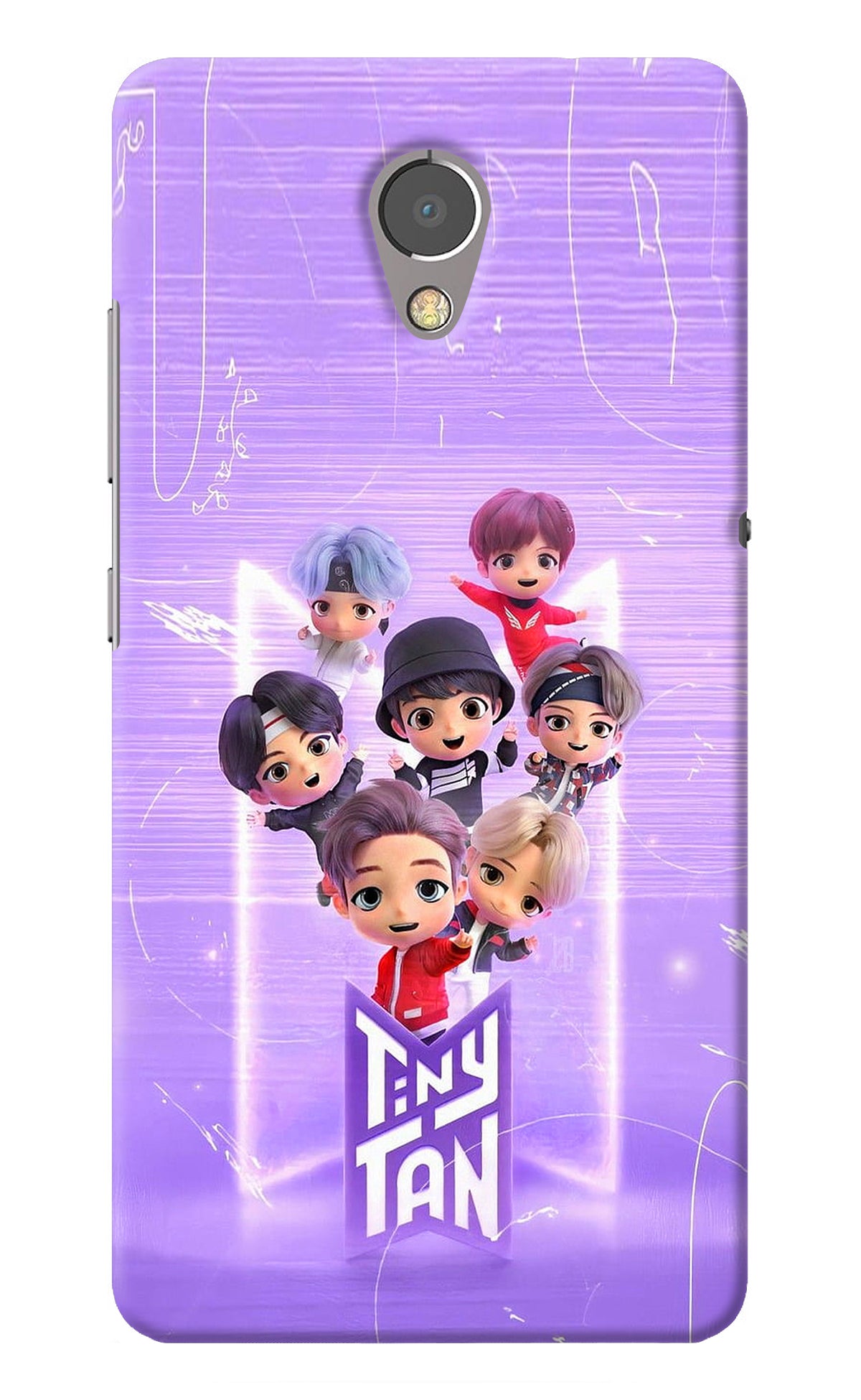 BTS Tiny Tan Lenovo P2 Back Cover