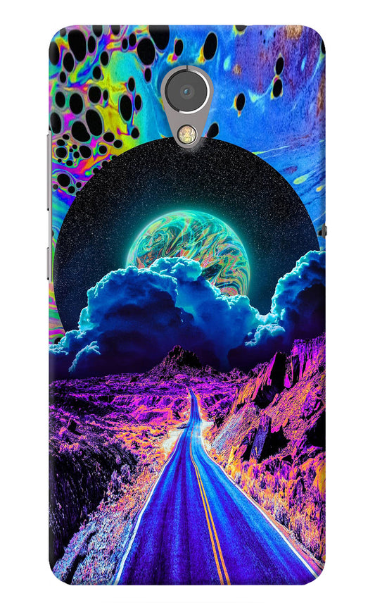 Psychedelic Painting Lenovo P2 Back Cover