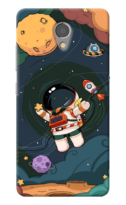 Cartoon Astronaut Lenovo P2 Back Cover