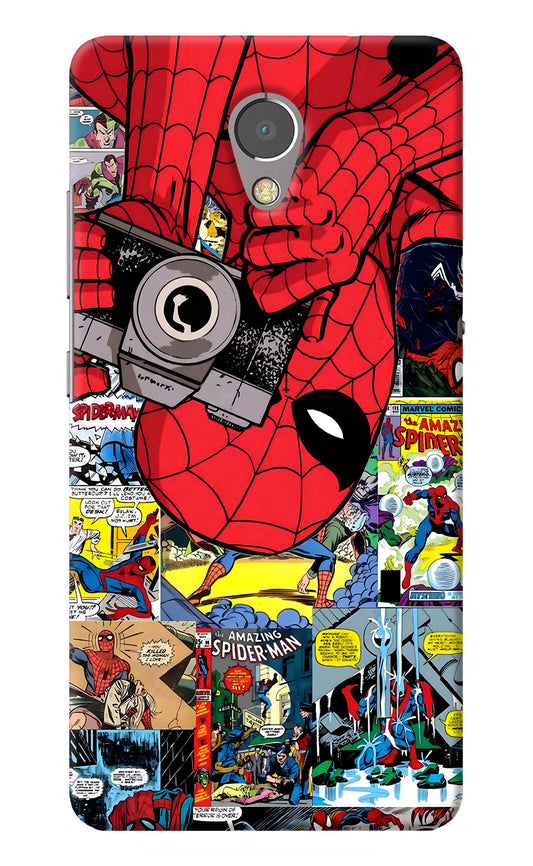 Spider Man Lenovo P2 Back Cover