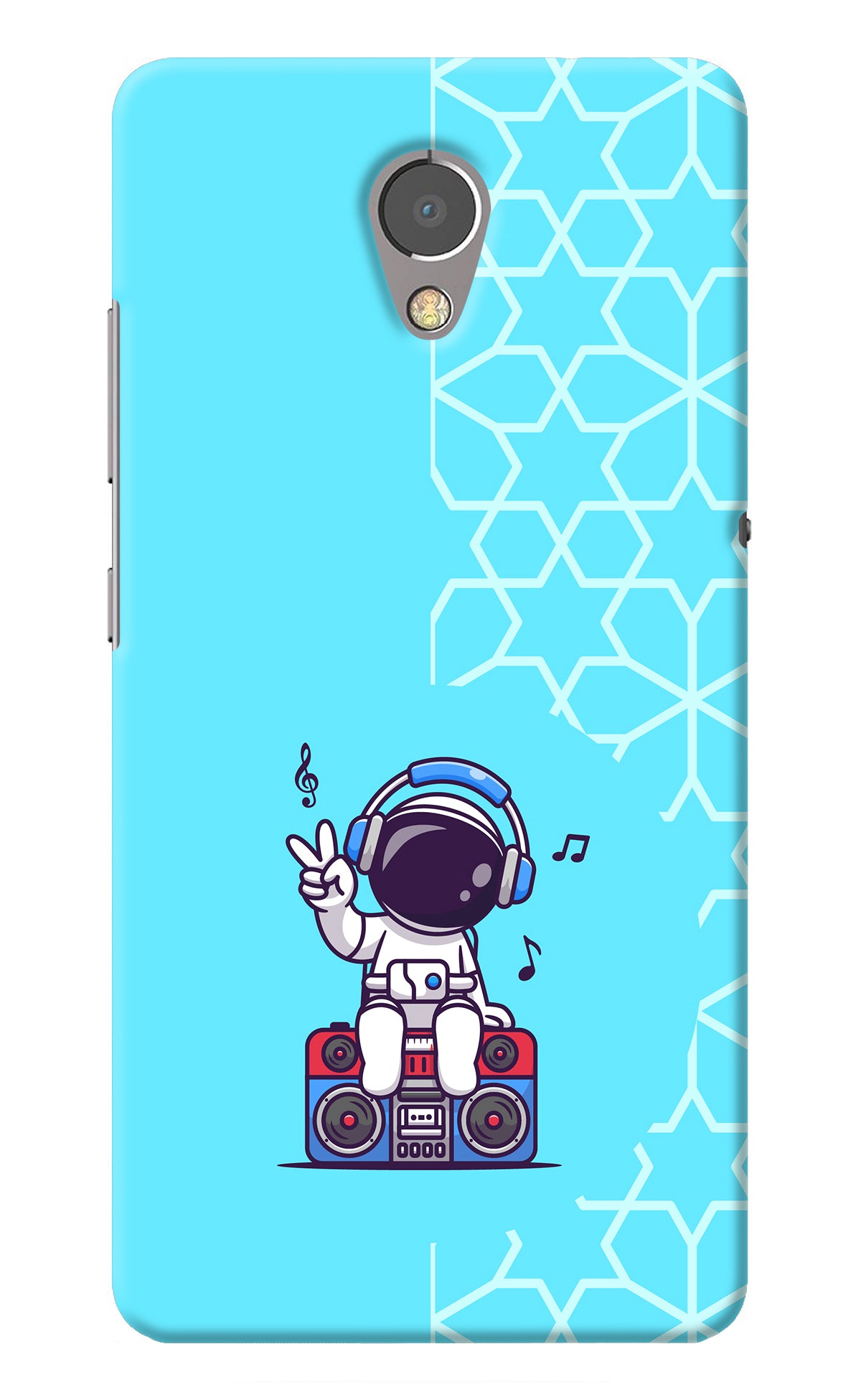 Cute Astronaut Chilling Lenovo P2 Back Cover