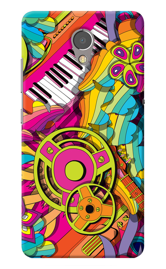 Music Doodle Lenovo P2 Back Cover