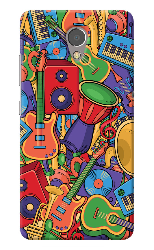 Music Instrument Doodle Lenovo P2 Back Cover