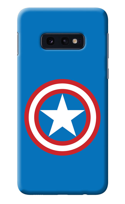 Captain America Logo Samsung S10E Back Cover