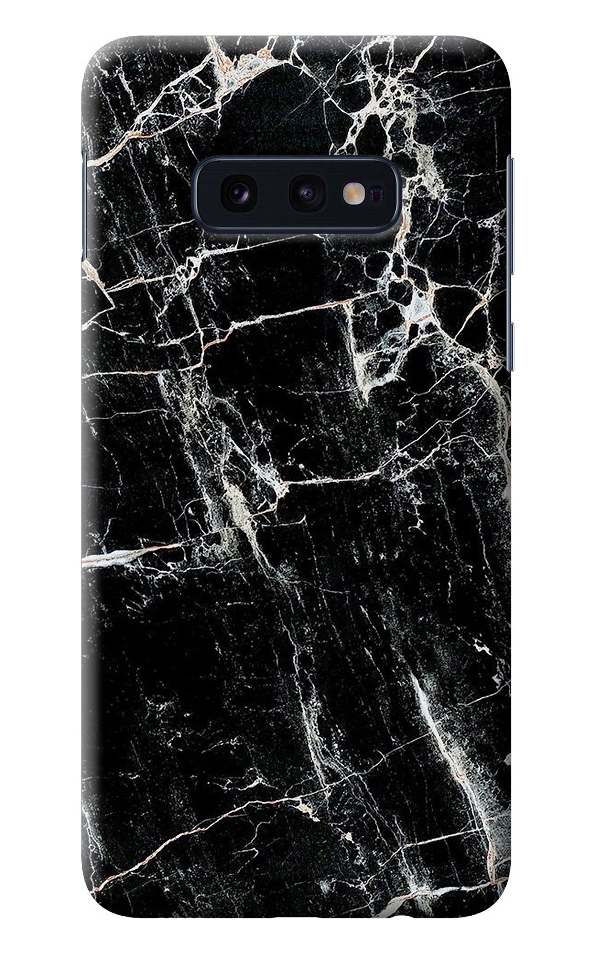 Black Marble Texture Samsung S10E Back Cover