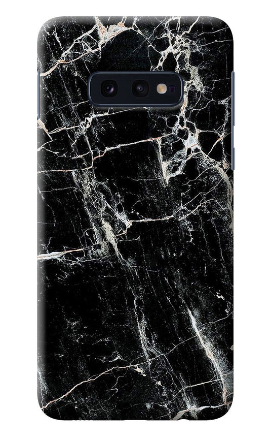 Black Marble Texture Samsung S10E Back Cover