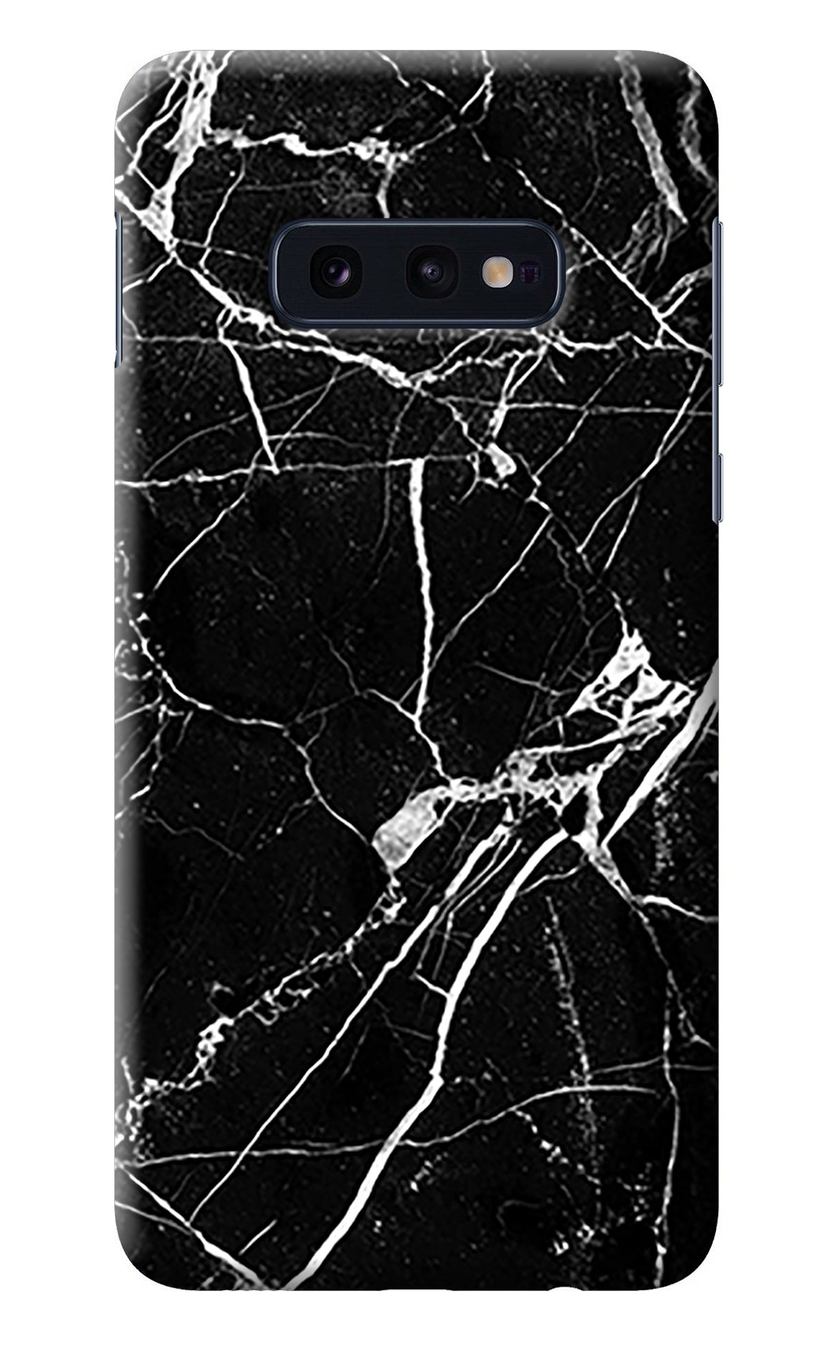 Black Marble Pattern Samsung S10E Back Cover