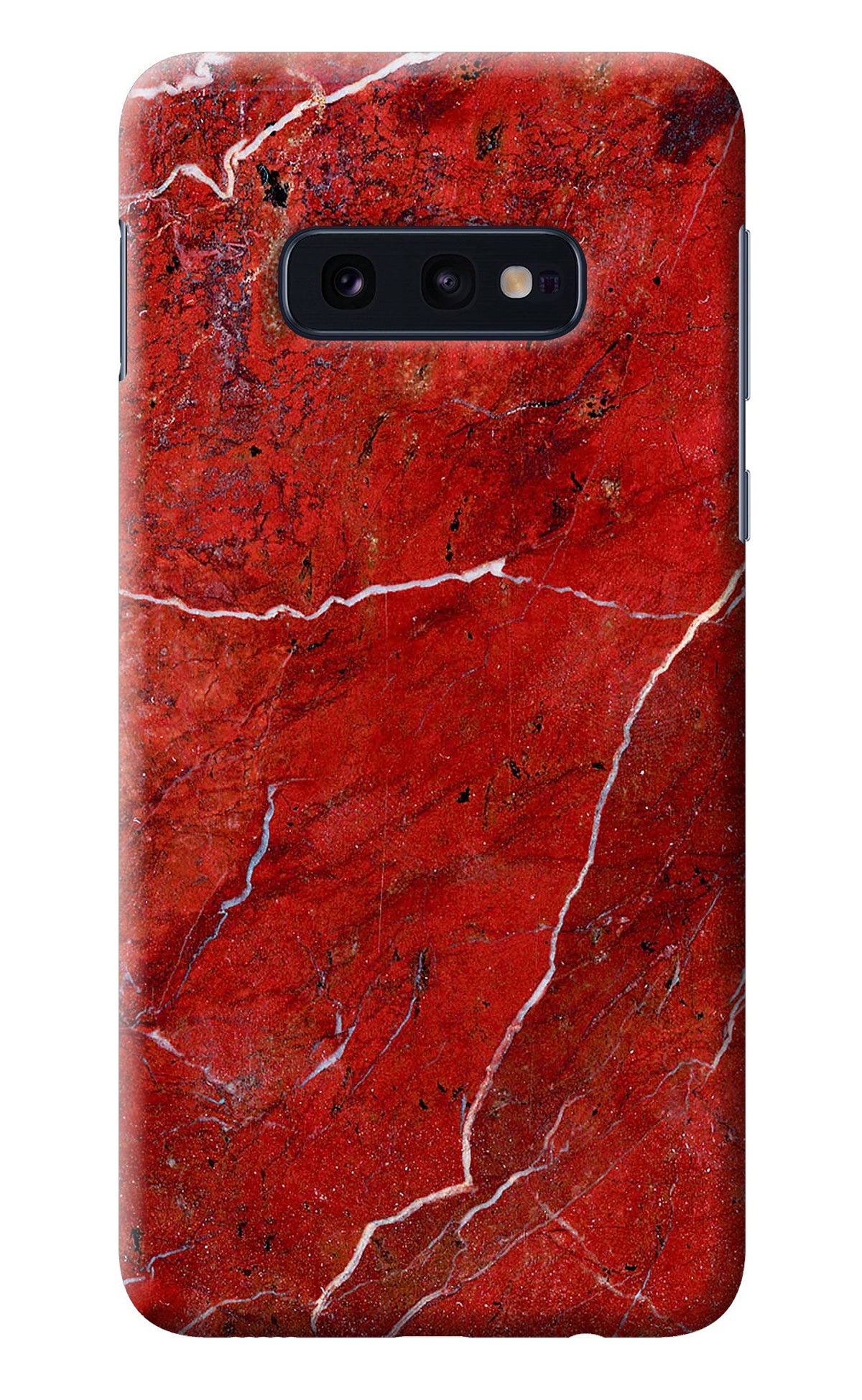 Red Marble Design Samsung S10E Back Cover