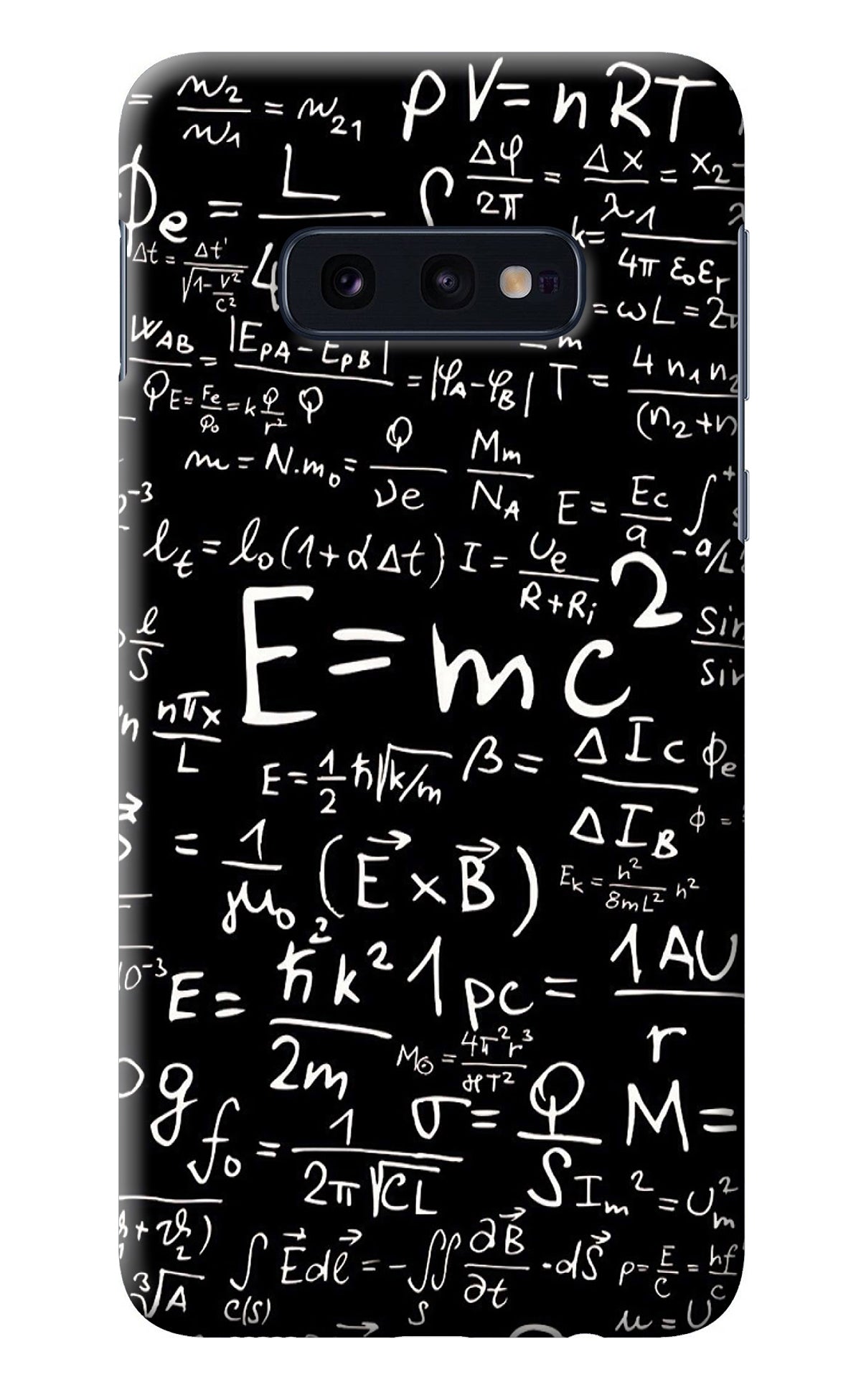 Physics Albert Einstein Formula Samsung S10E Back Cover