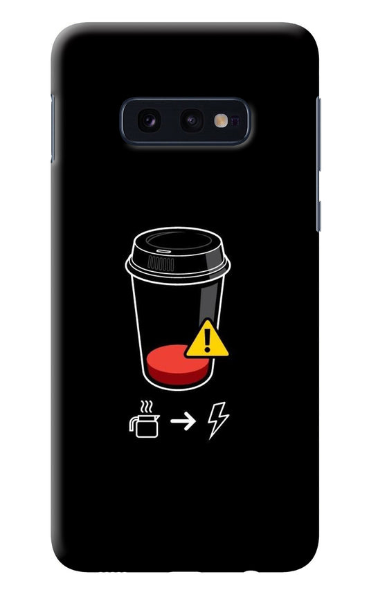 Coffee Samsung S10E Back Cover