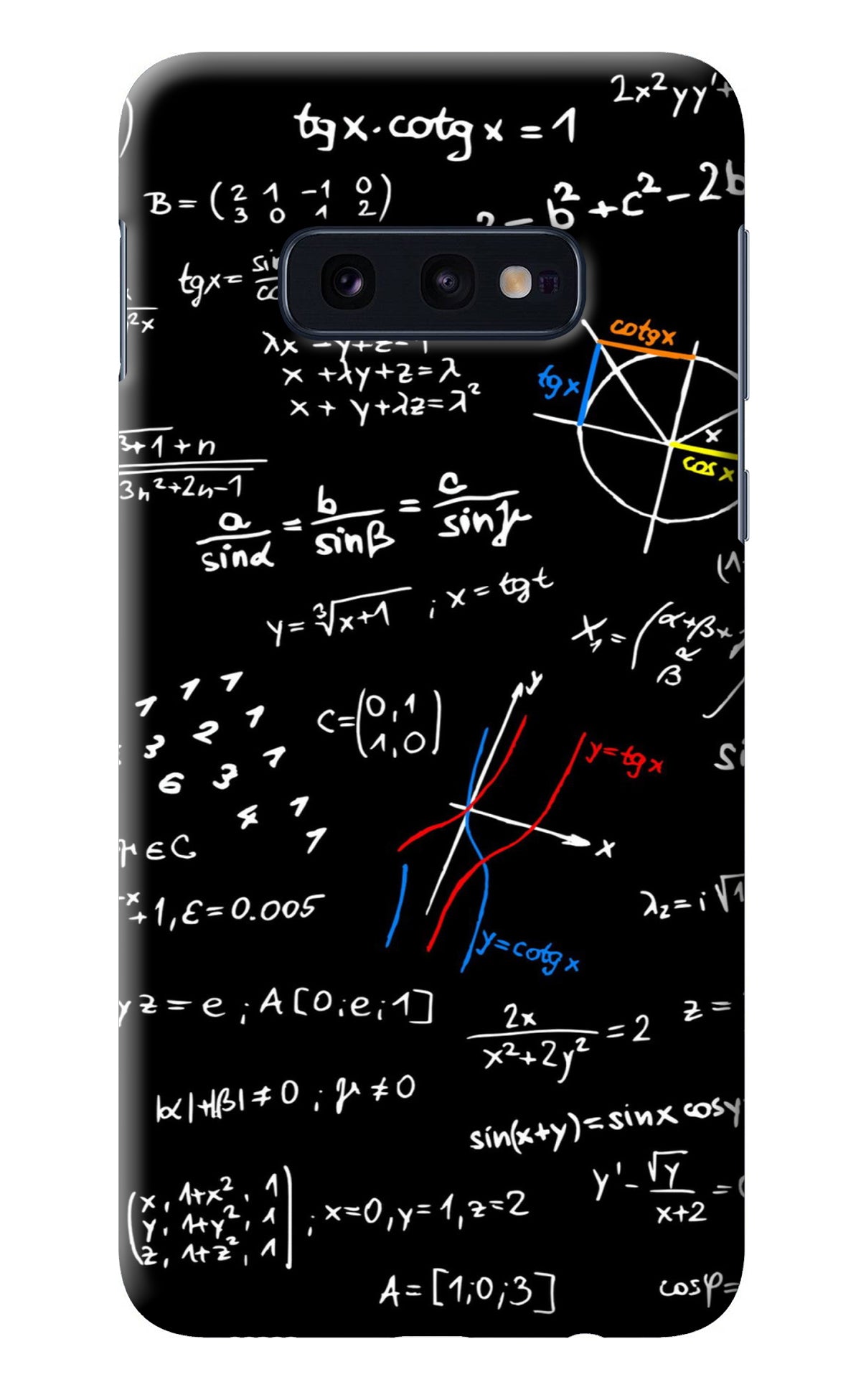 Mathematics Formula Samsung S10E Back Cover