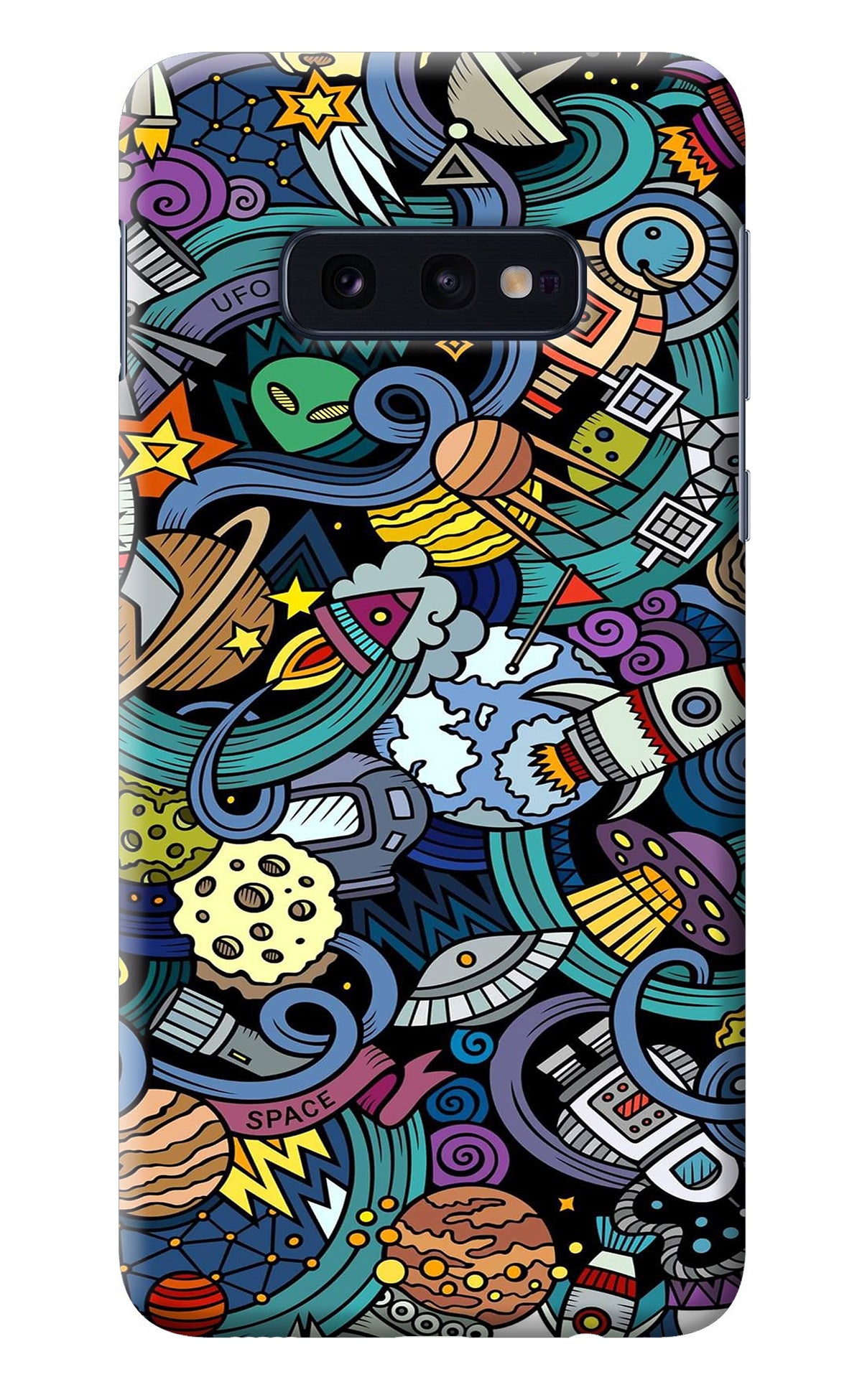 Space Abstract Samsung S10E Back Cover