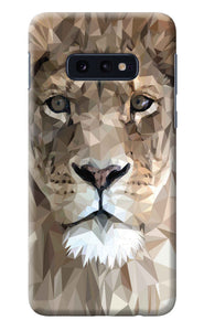 Lion Art Samsung S10E Back Cover