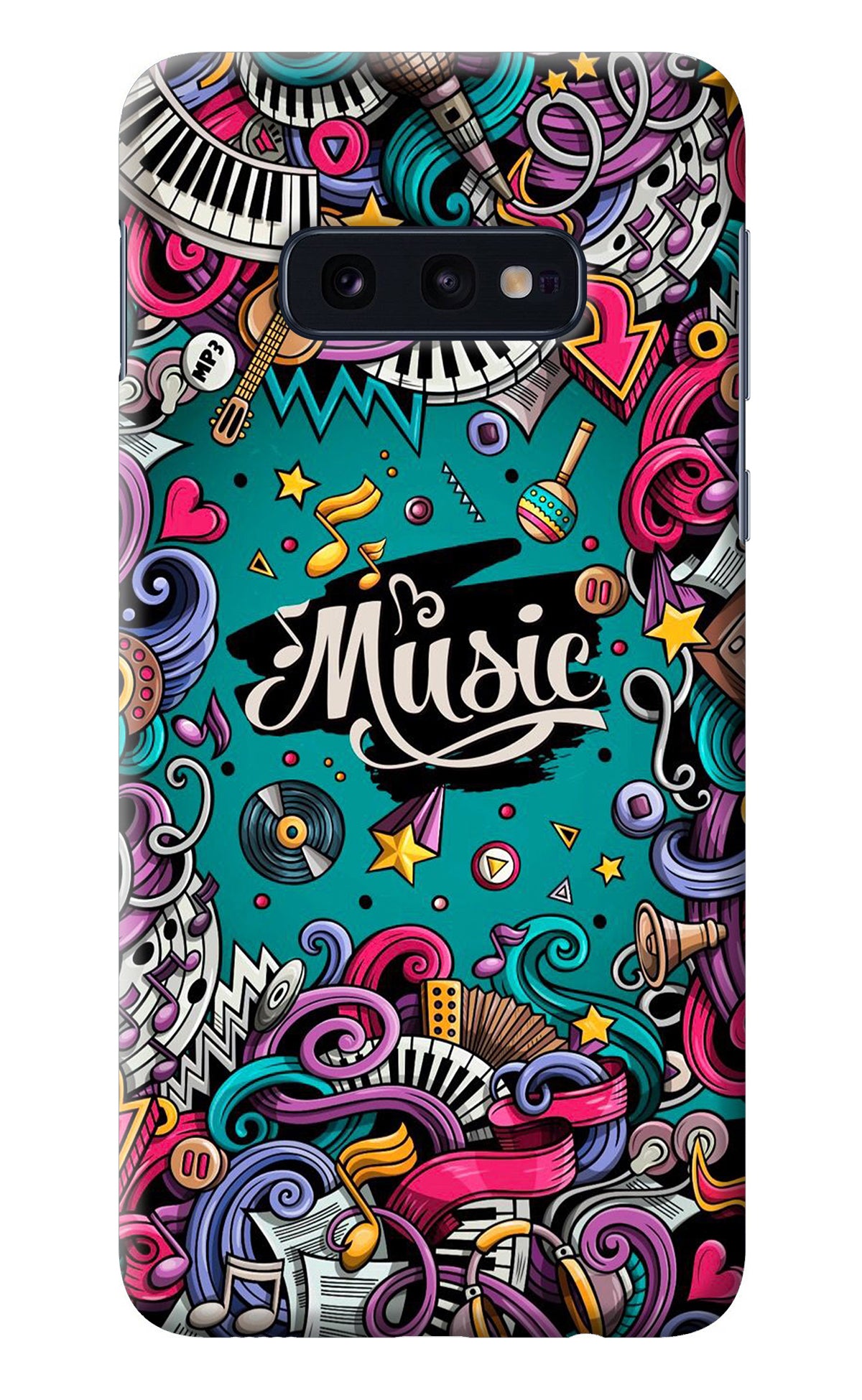 Music Graffiti Samsung S10E Back Cover